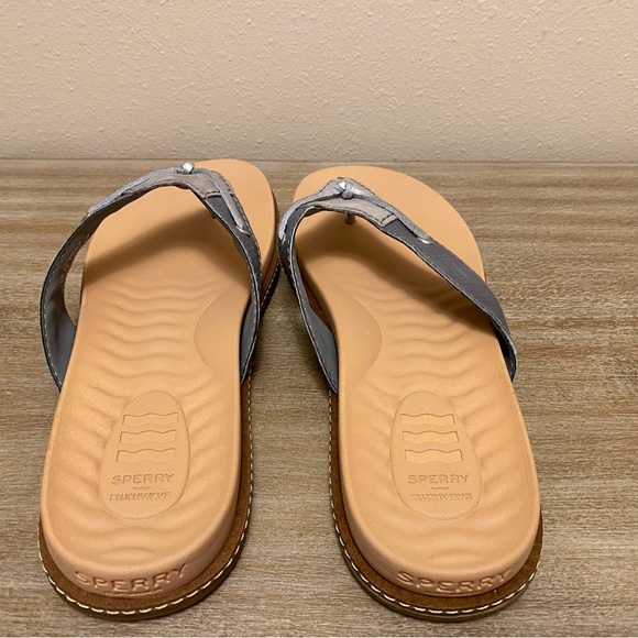 Sperry Waveside Plushwave Thong with Leather Upper Women’s 10 - Picture 8 of 9